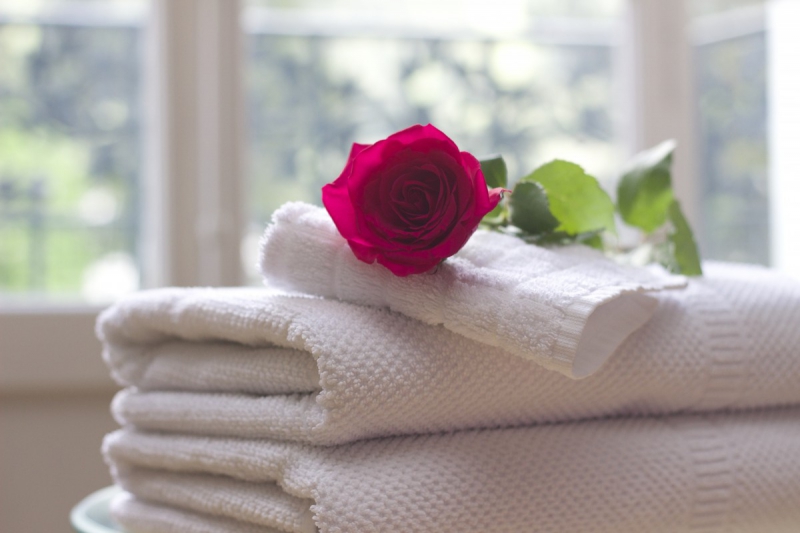 chambre-hote-LEVENS-min_towel_rose_clean_care_salon_spa_white_bath-731641